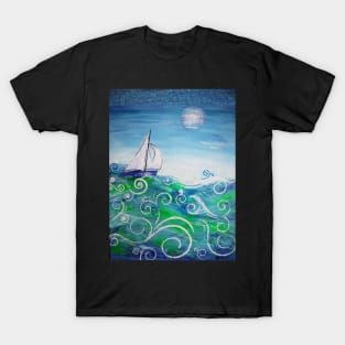 Sailing by Jan Marvin T-Shirt